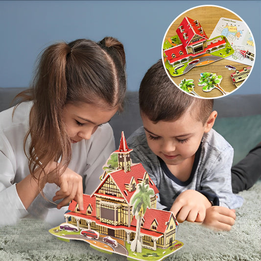 Puzzle-en-3D-maisons-miniatures-Dwelto-eveil